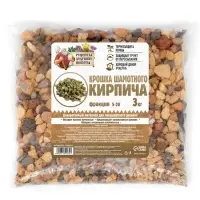 Крошка шамотного кирпича &laquo;Рецепты дедушки Никиты&raquo;, фр 5-20, 3 кг