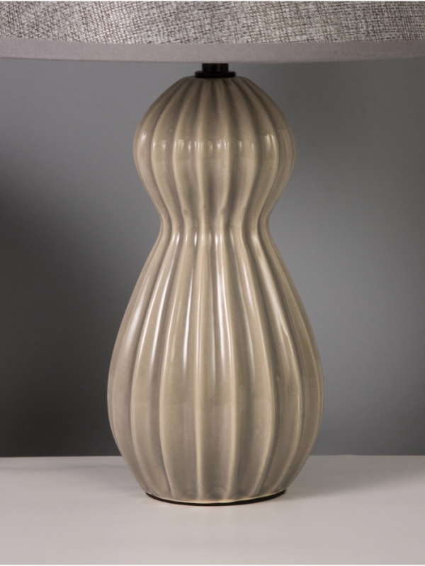 Лампа настольная Лампа настольная "Поэзия" 40Вт Е14 срый 24х24х38см