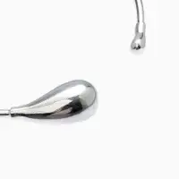 Колье-Чокер "Капли БО", цвет серебро