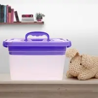 Контейнер для хранения с крышкой, объем 6.5 л, цвет сиреневый
