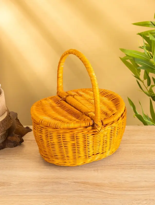 Корзина для пикника, 25&times;22&times;28 см, ротанг