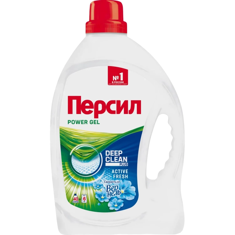 Гель для стирки Персил Свежесть от Вернель для белого белья 2,6л (40СТ)