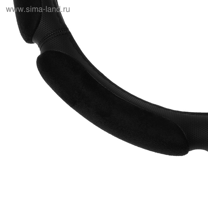 Оплетка руля AVS SP-426M-B, спонжевая, размер M, черная Оплетка руля AVS SP-426M-B, спонжевая, размер M, черная