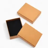 Коробочка подарочная под набор "Крафт", 7*9 см, цвет бежевый