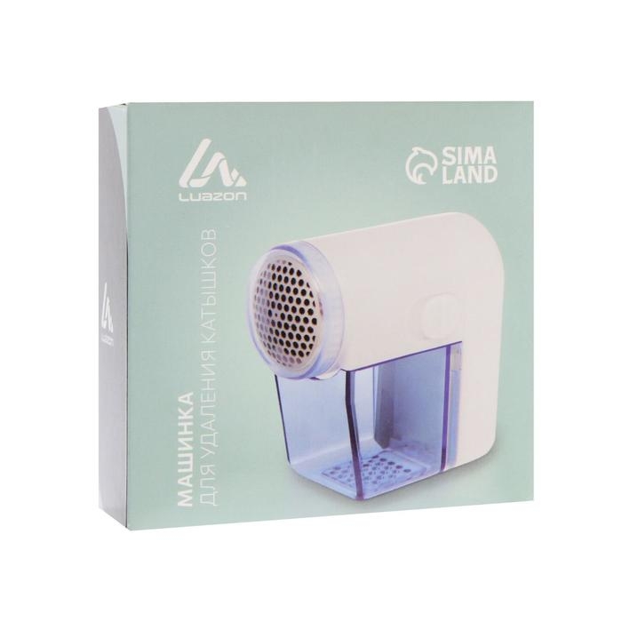 Машинка для удаления катышков Luazon LUK-01, 2хAA (не в комплекте), голубая Машинка для удаления катышков Luazon LUK-01, 2хAA (не в комплекте), голубая