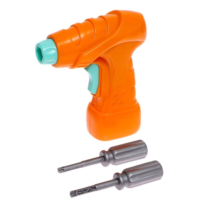 Конструктор винтовая мозаика «Диномир», с электрическим шуруповёртом, 212 деталей Конструктор винтовая мозаика «Диномир», с электрическим шуруповёртом, 212 деталей