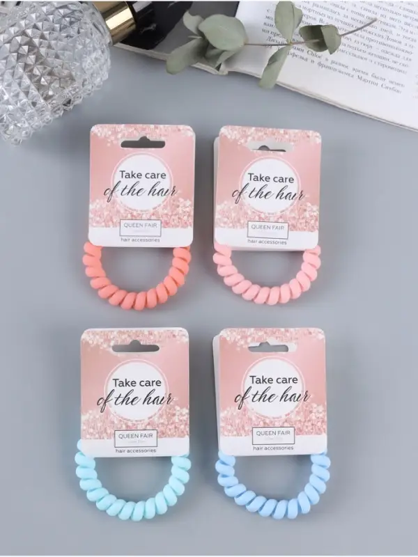 Резинка для волос пружинка «Матовая», МИКС Резинка для волос пружинка «Матовая», МИКС