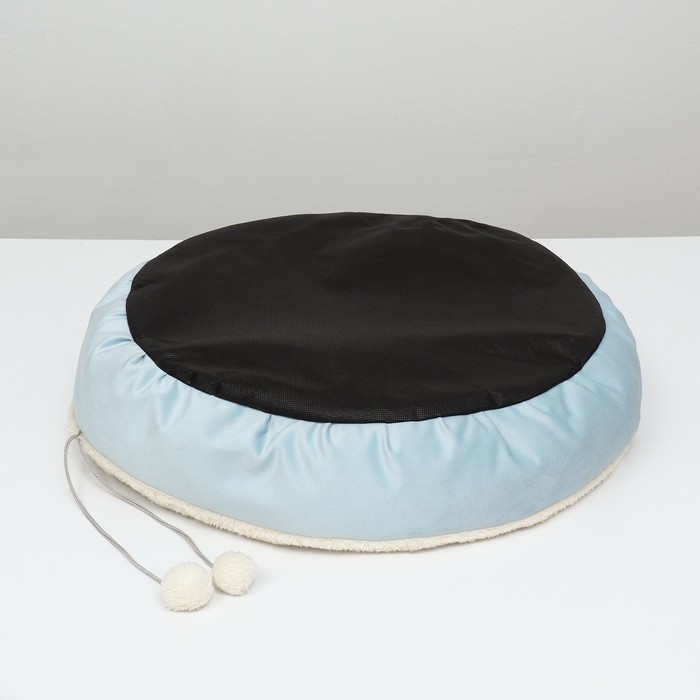 Лежанка  Лежанка "Снежок", 56 х 46 х 13 см, синий