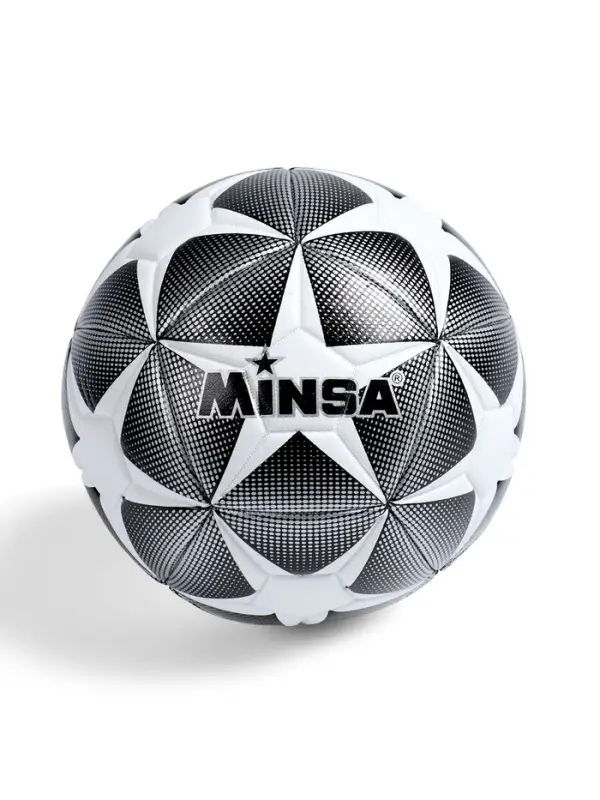 Футбольный мяч MINSA, машинная сшивка, 12 панелей, р. 4, TPE