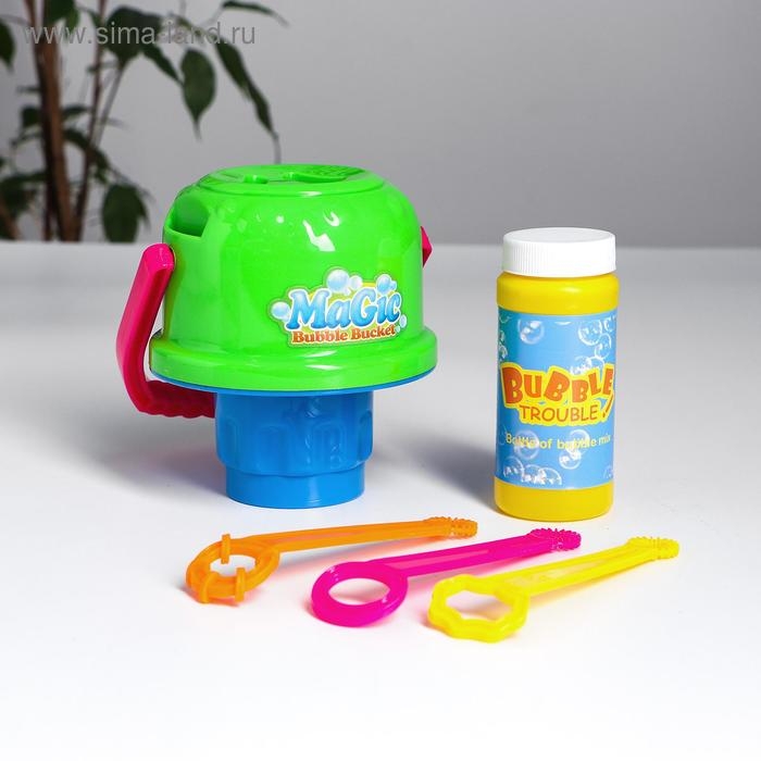 Мыльные пузыри «Ведёрко и 3 ключика» 16,5х15х12 см Мыльные пузыри «Ведёрко и 3 ключика» 16,5х15х12 см