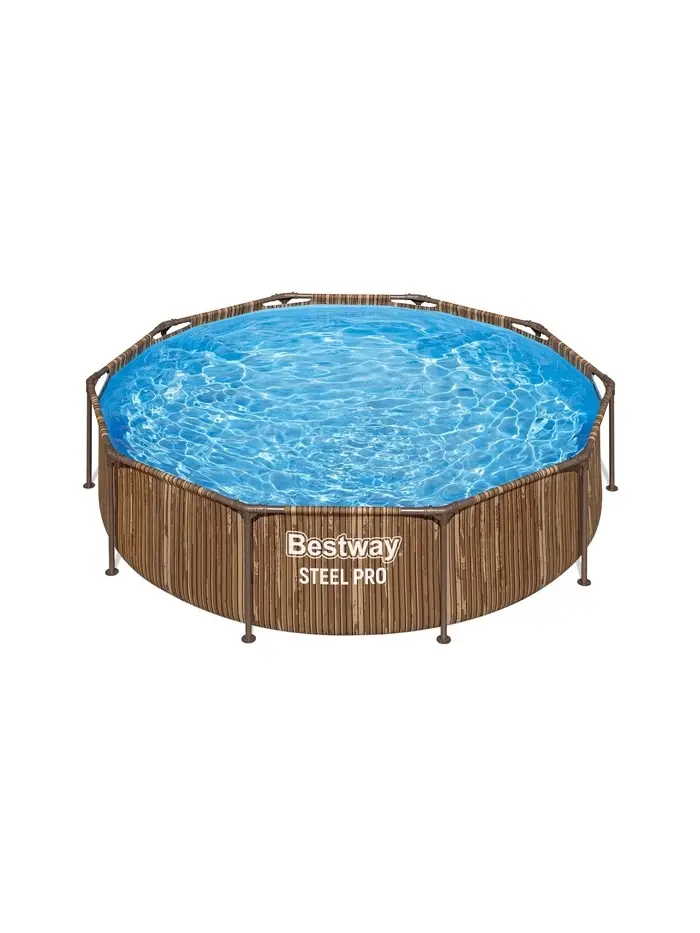 Бассейн каркасный Steel Pro, 305&times;76 см, круглый, рейка, 561VP Bestway