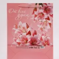 Пакет подарочный &laquo;От всей души&raquo;, 31&times;40&times;11.5 см