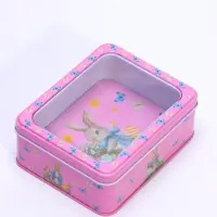 Шкатулка металлическая &laquo;Зайка с большим бантом и букетом&raquo;, 13.5&times;11&times;5 см