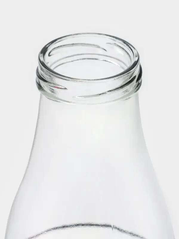 Бутыль для молока Доляна &laquo;Коровушка&raquo;, 1 л, 8.5&times;25 см, стекло