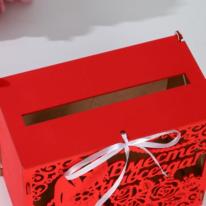 Семейный банк Семейный банк "Вместе навсегда", 24х14х20 см, Красный