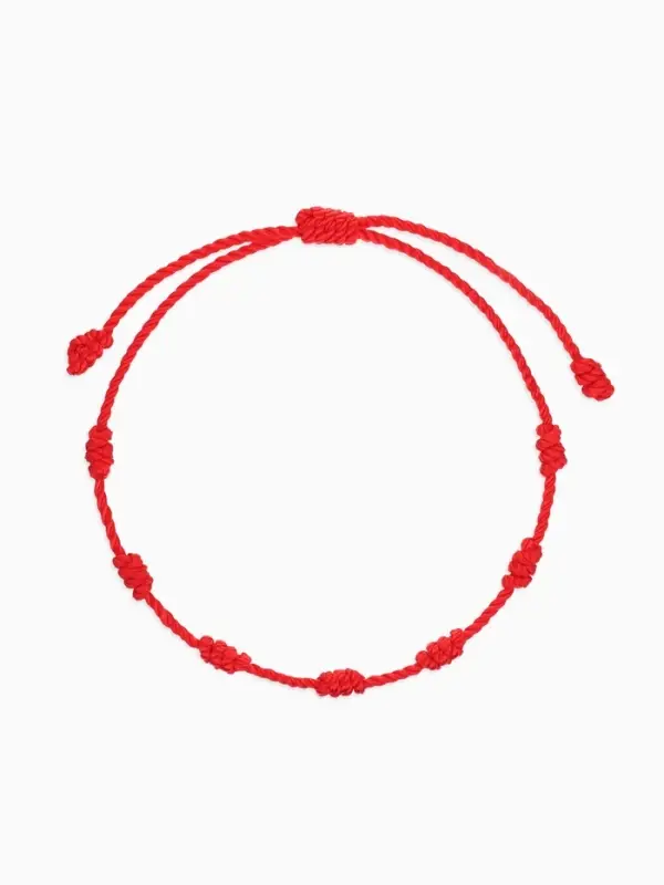Браслет-оберег &laquo;Красная нить&raquo; узел, набор, цвет красный