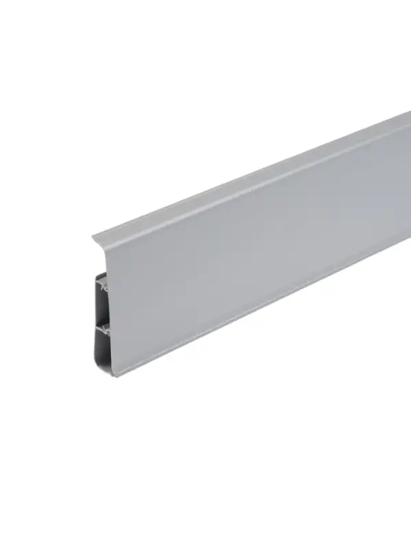 Плинтус напольный &laquo;Деконика&raquo;, 2200&times;85 мм, цвет 002 светло-серый