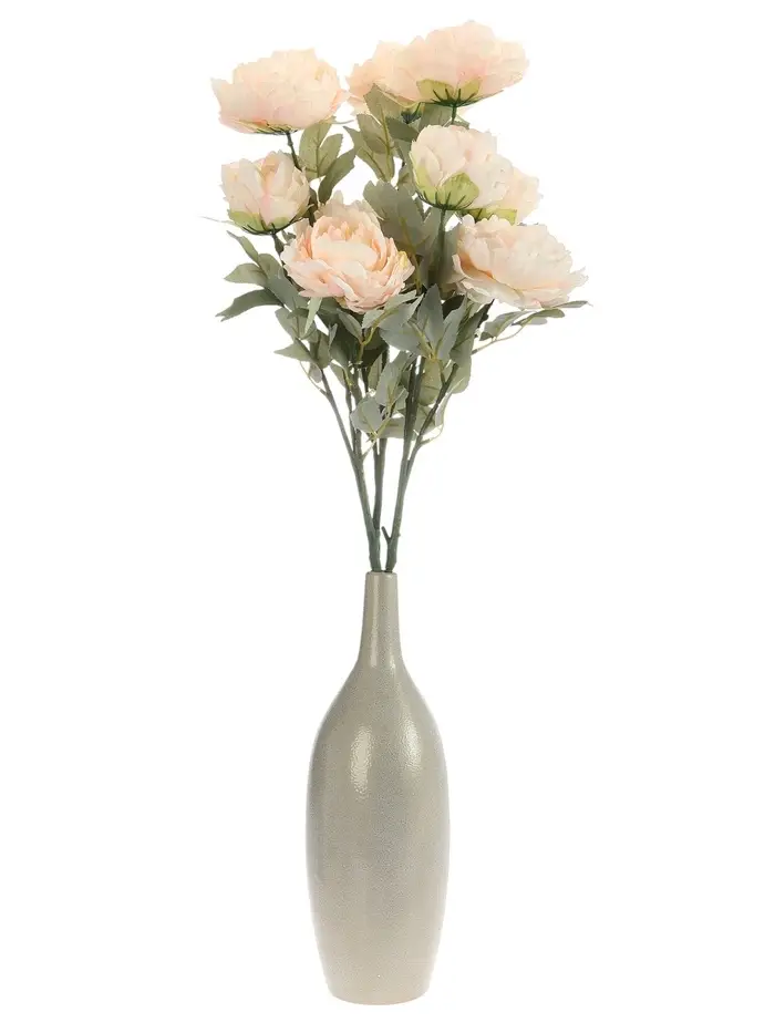 Цветы искусственные &laquo;Пион Лунная река&raquo;, 12&times;85 см, розовые