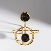 Подсвечник на 2 свечи &laquo;Сердце&raquo;, d=2.5 см под золото, 17.5&times;10&times;8 см