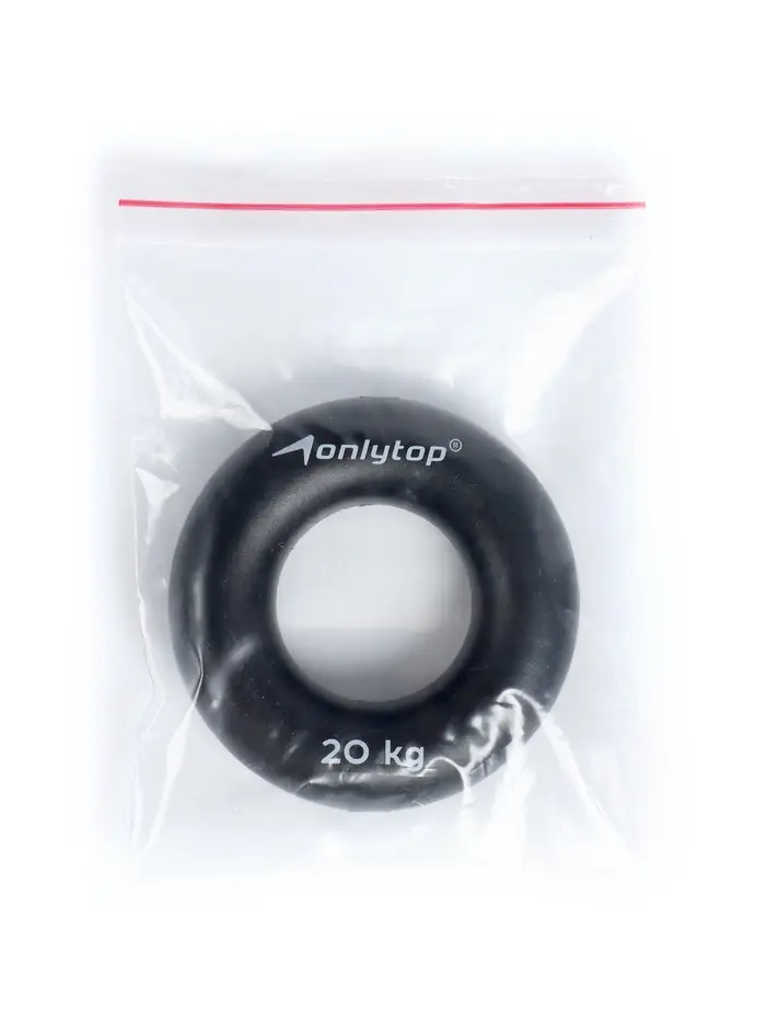 Эспандер кистевой ONLYTOP, 20 кг, цвет чёрный