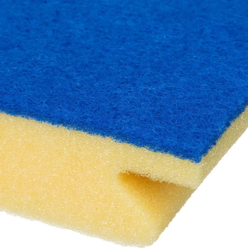 Губка Vileda Professional для ванной (синий абразив)13х16,5 см 535895