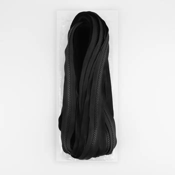 Молния рулонная «Трактор», №8, 10 м, цвет чёрный Молния рулонная «Трактор», №8, 10 м, цвет чёрный