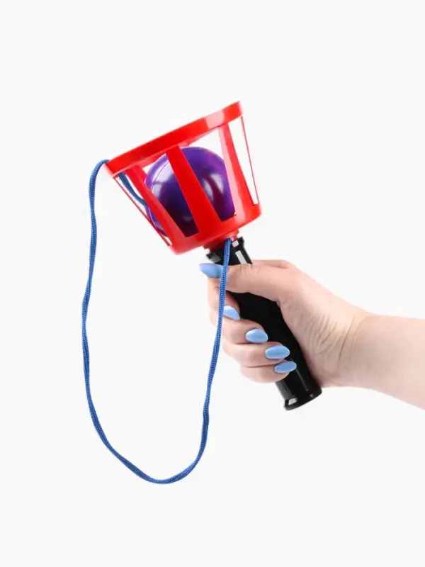 Игра &laquo;Поймай мяч&raquo;, корзинка d=10.5 см, мячик d=7.5 см 2 шт. (набор), МИКС