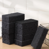 Губка для посуды BLACK крупнопор., 10 шт 107*60*30 мм