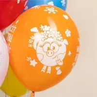 Воздушный шар латексный 12" &laquo;Смешарики&raquo;, ассорти, 25 шт.