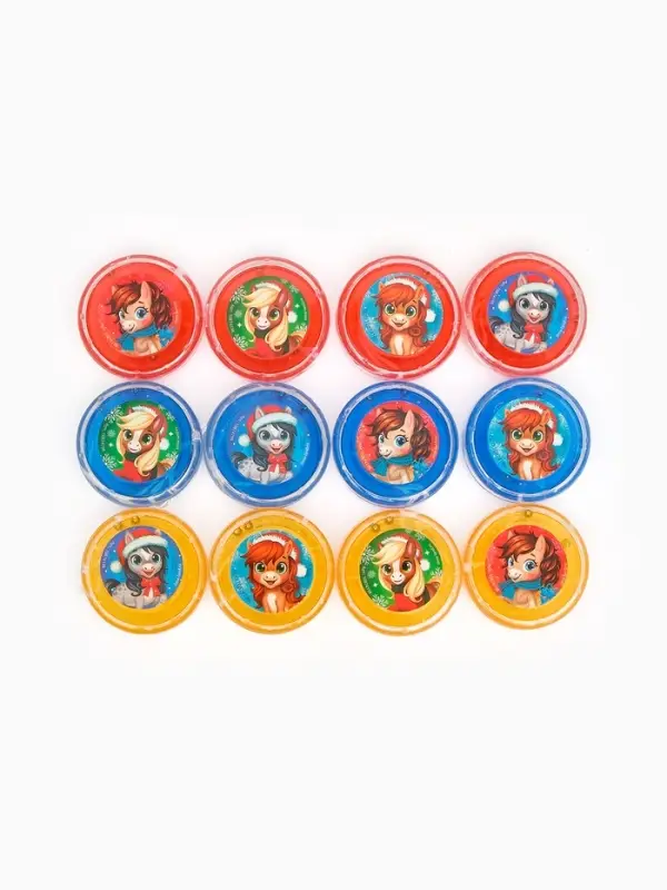 Новый год! Йо-йо «Веселимся вместе», лошадки, в шоубоксе