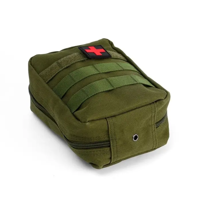 Аптечка тактическая-подсумок, 14.5&times;20 см, зелёная