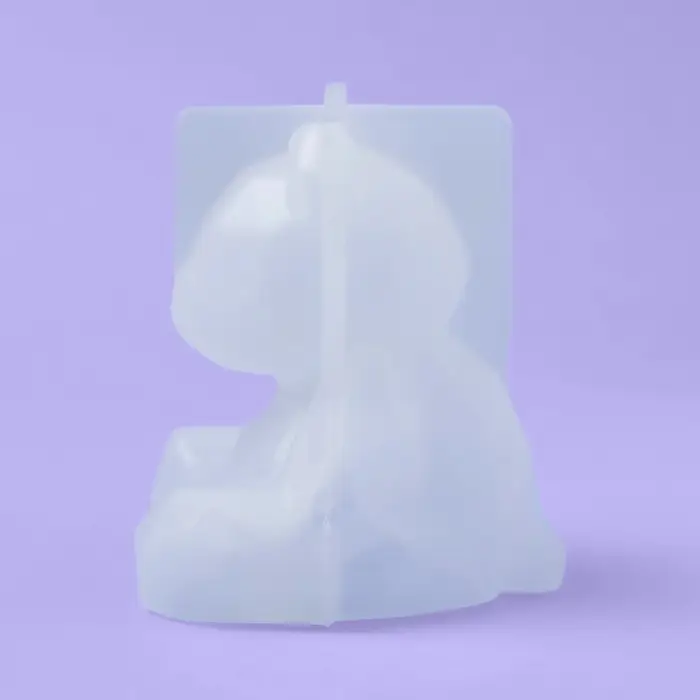 Молд для заливки &laquo;Медвежонок&raquo;, силикон, 6.5&times;5.8 см, прозрачный