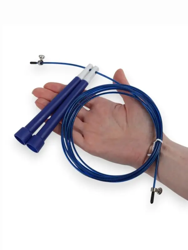 Скакалка спортивная ONLYTOP, 3 м, регулируемая, скоростная, с подшипником, МИКС