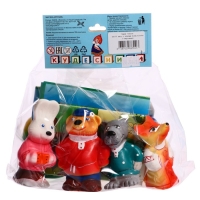 Набор резиновых игрушек «Колобок», 7 шт.