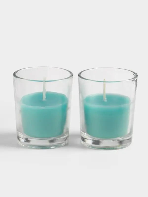 Свечи в стакане DAZZLE CANDLE 70 г, набор 2 шт., пресная вода