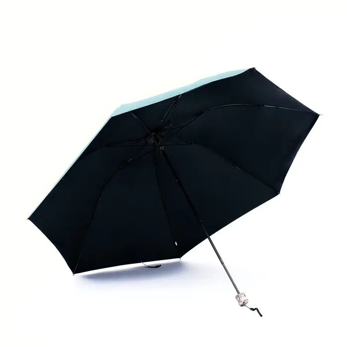 Зонт механический &laquo;Моряк&raquo;, эпонж, 4 сложения, 7 спиц, R=49/54 см, d=98 см, МИКС