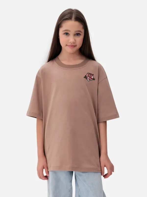 Термоаппликация «Цветок», 4×6 см, розовая Термоаппликация «Цветок», 4×6 см, розовая