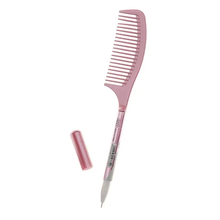 Ручка - прикол гелевая «Расчёска», МИКС Ручка - прикол гелевая «Расчёска», МИКС