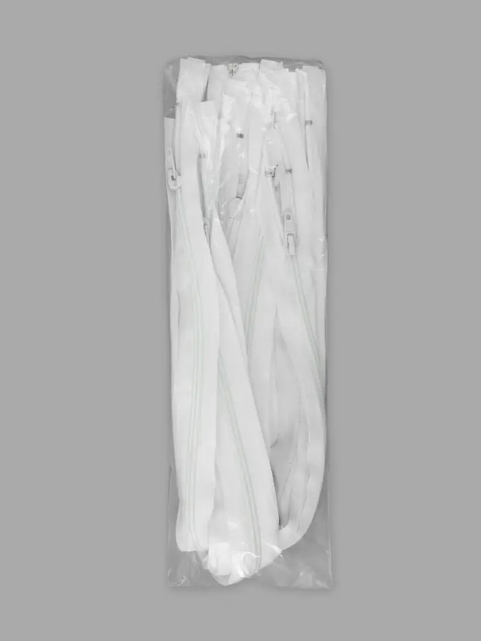 Молния &laquo;Спираль&raquo;, №5, разъёмная, замок автомат, 60 см, белая