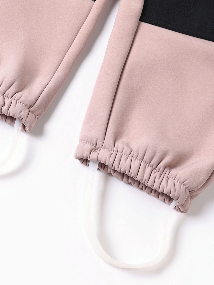 Комбинезон демисезонный для девочек MINAKU из Softshell на флисе, непромокаемый, каштан, рост 128 см