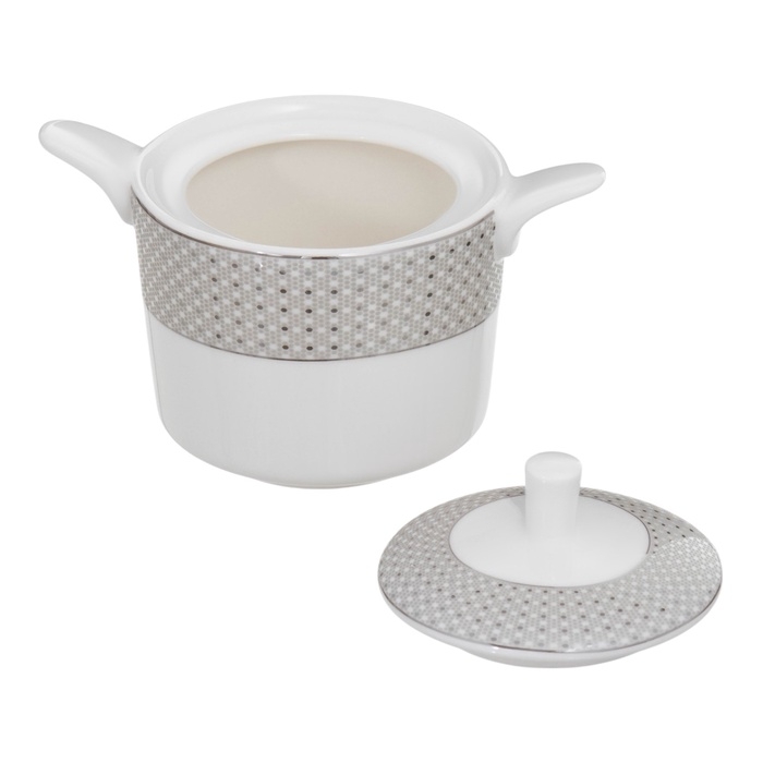 Чайный сервиз WY Eternal, 20 предметов, чайник 1000 мл, 6 кружек 250 мл, 6 блюдец, 6 тарелок пирожковых, фарфор Чайный сервиз WY Eternal, 20 предметов, чайник 1000 мл, 6 кружек 250 мл, 6 блюдец, 6 тарелок пирожковых, фарфор