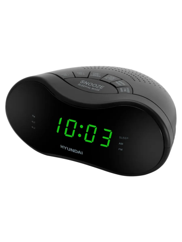 Часы электронные с FM радио H-RCL200 зеленая подсветка