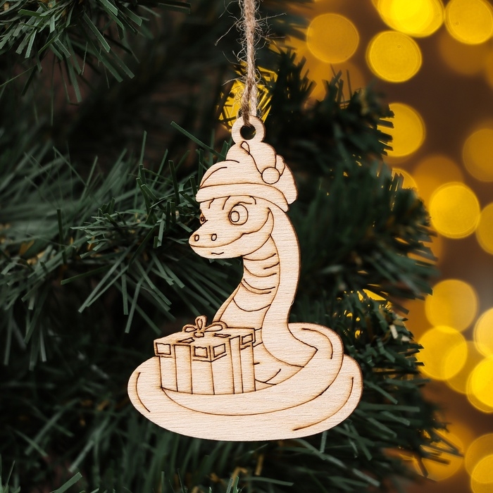 Новый год. Новогодний набор с символом года 2025  Новый год. Новогодний набор с символом года 2025 "Веселые змейки" 4 штуки