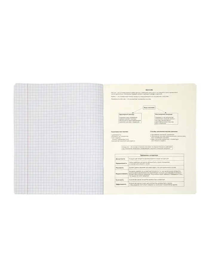 Комплект 12 предметных тетрадей 48 листов, справочная информация, 60гр, Новая коллекция