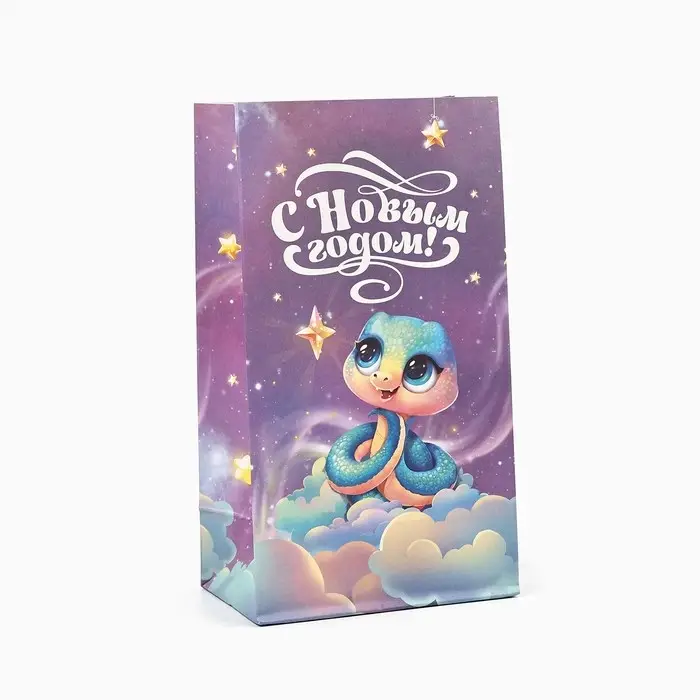 Пакет без ручек «Змея 2025», 10 х 19.5 х 7 см Пакет без ручек «Змея 2025», 10 х 19.5 х 7 см