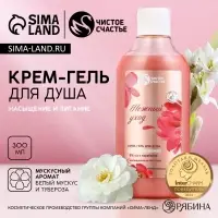Гель для душа женский &laquo;Нежный уход&raquo;, 300 мл, аромат мускуса, Чистое счастье