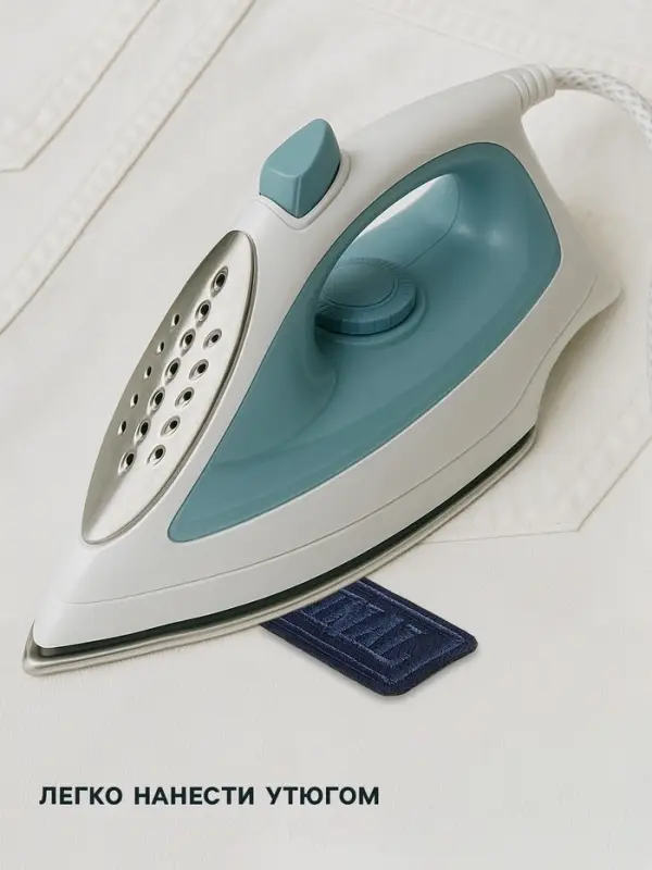 Термоаппликация Original, 7×2.5 см, фасовка 5 шт., тёмно-синяя Термоаппликация Original, 7×2.5 см, фасовка 5 шт., тёмно-синяя