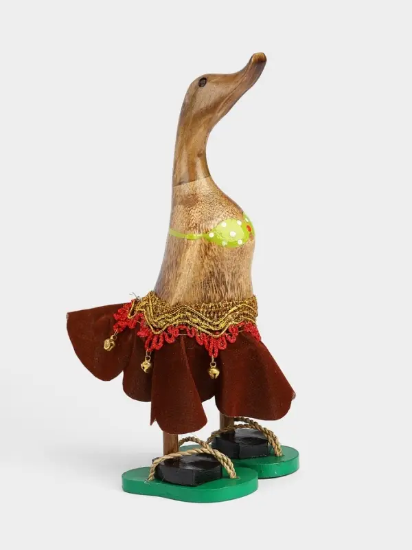 Сувенир &laquo;Утка в юбке&raquo;, 27 см, дерево