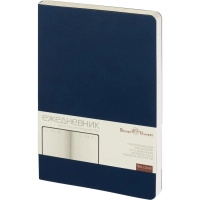 Ежедневник недатированный А5 140 х 210 мм Megapolis Flex темно-син3-531/18