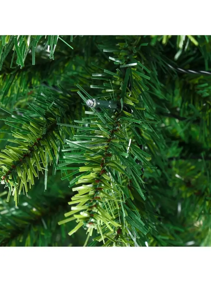 Ёлка светодиодная &laquo;Эксклюзив классик&raquo; 180 см, диаметр нижнего яруса 105 см, 646 ПВХ веток, свечение тёплое белое